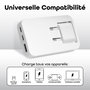 Voir la diapositive 5 : TNB Chargeur secteur 65W GAN 2 USB-C + 1 USB-A Power Delivery