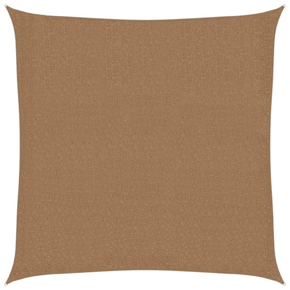 VIDAXL Voile d'ombrage 160 g/m^2 Taupe 3x3 m PEHD