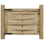 Voir la diapositive 2 : VIDAXL Portillon de jardin Bois de pin impregne 100x75 cm Vert