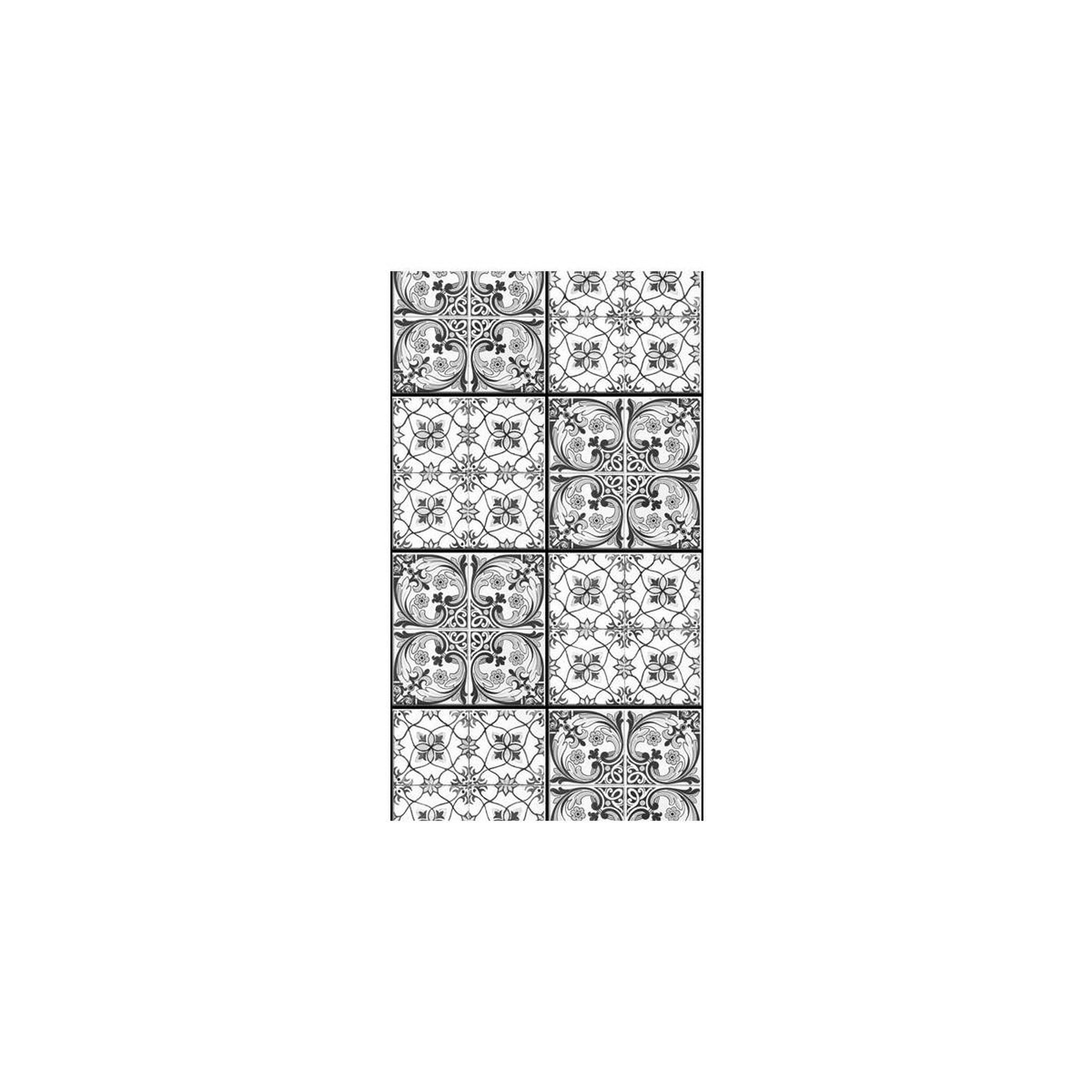Voir la diapositive 2 : Paris Prix Papier peint  black ornament  50x1000cm