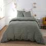 Voir la diapositive 2 : BATON ROUGE Parure housse de couette 100% gaze de coton imprimé celestine