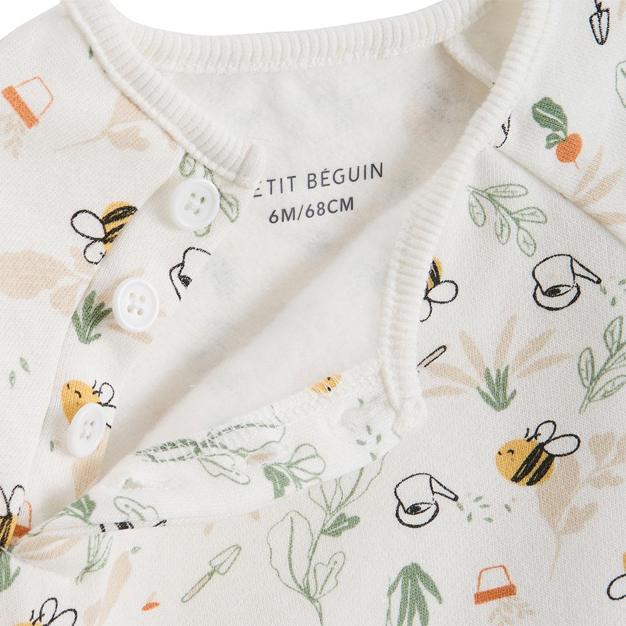 Voir la diapositive 4 : Petit Béguin Sweat-shirt bébé en molleton eden
