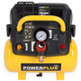 Voir la diapositive 3 : POWERPLUS Compresseur 1100w 6 litres Powerplus