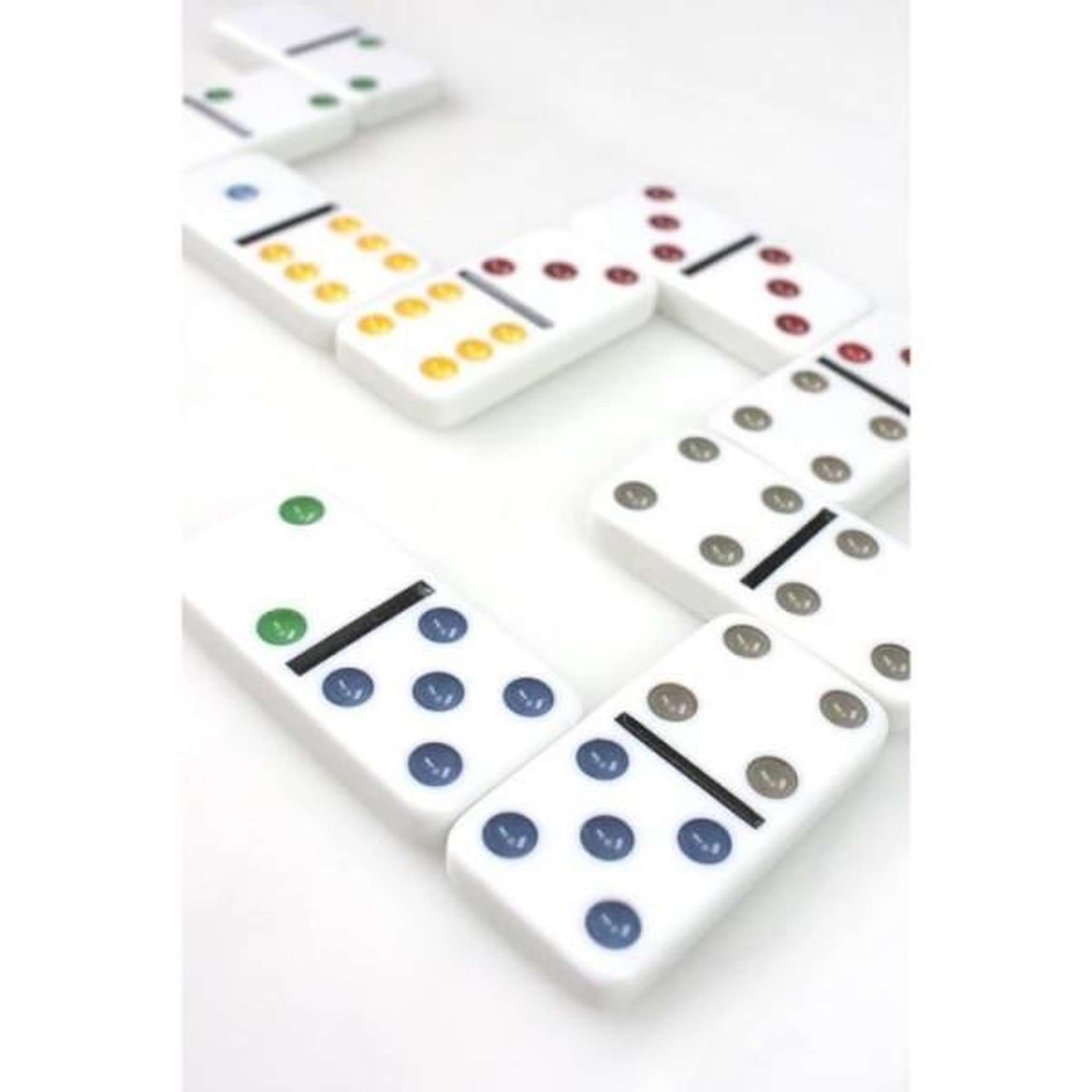 Voir la diapositive 4 : Tactic Jeu de dominos tactic double 6 en boîte métal - garçon et fille - a partir de 5 ans