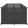 Voir la diapositive 4 : VIDAXL Cage pour petits animaux Noir 144x74x46,5 cm PP et Acier