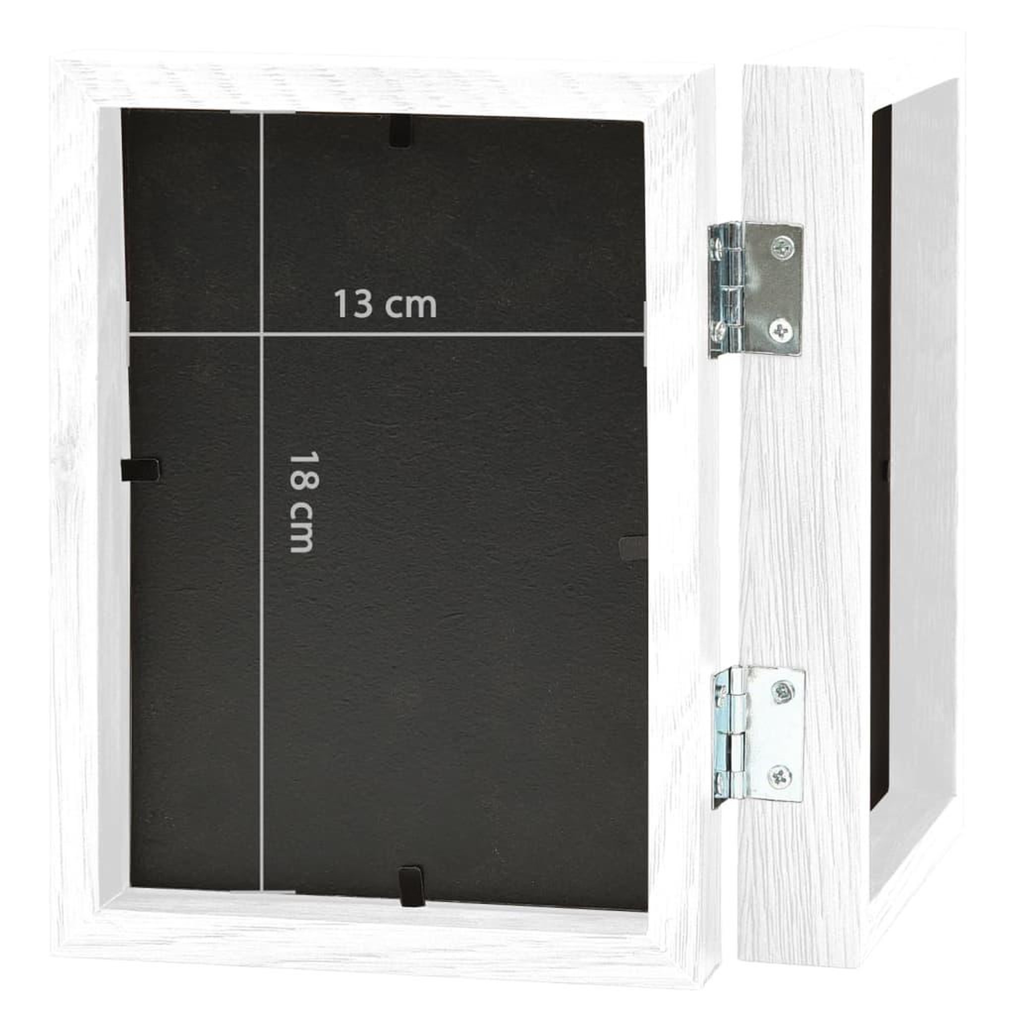 Voir la diapositive 6 : VIDAXL Cadre photo depliable en deux Blanc 2x(13x18 cm)