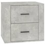 Voir la diapositive 2 : VIDAXL Table de chevet Gris beton 50x39x47 cm