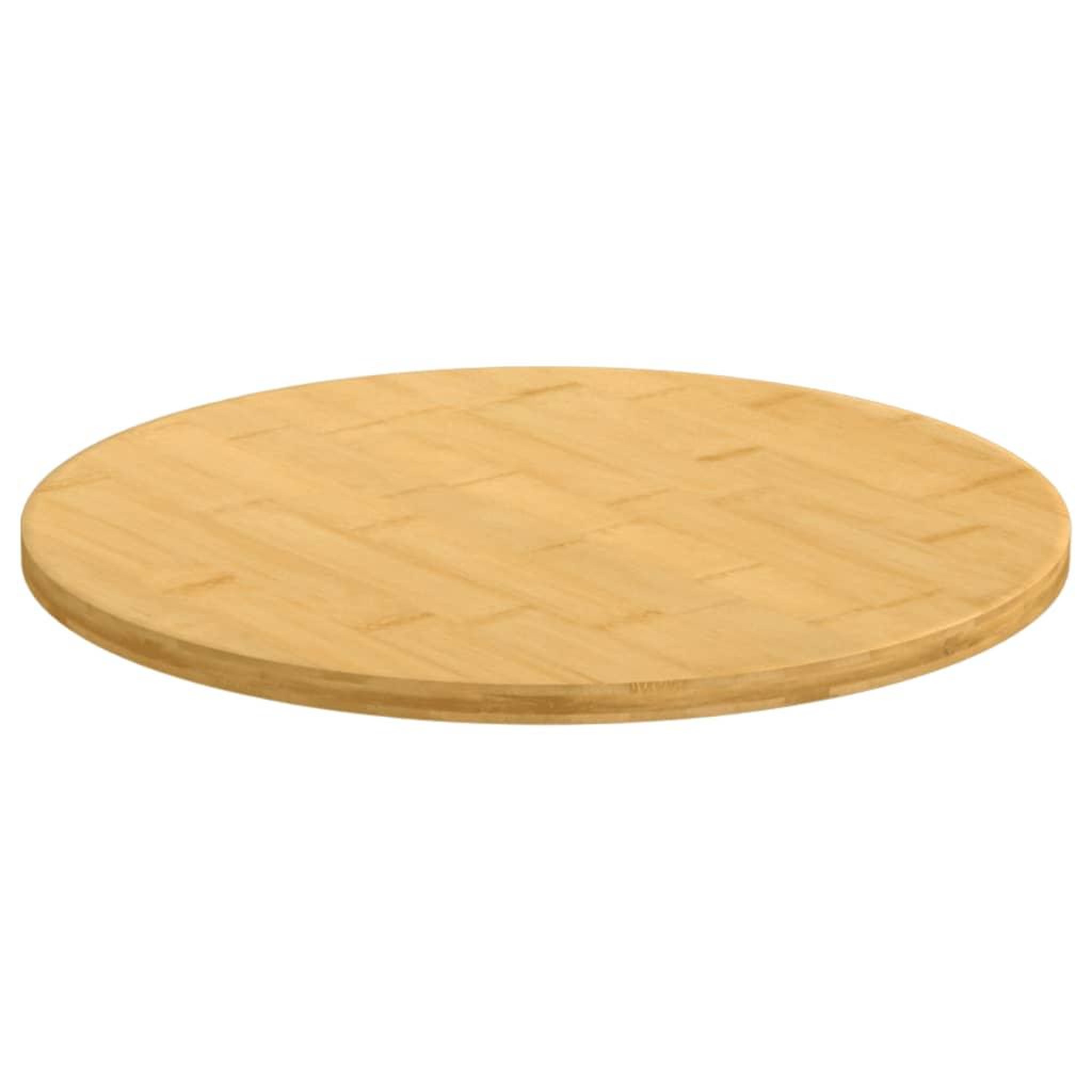 Voir la diapositive 2 : VIDAXL Dessus de table Ø50x1,5 cm bambou