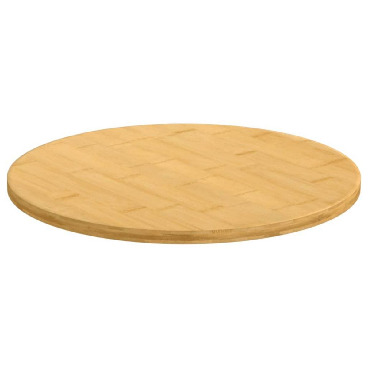 VIDAXL Dessus de table Ø50x1,5 cm bambou