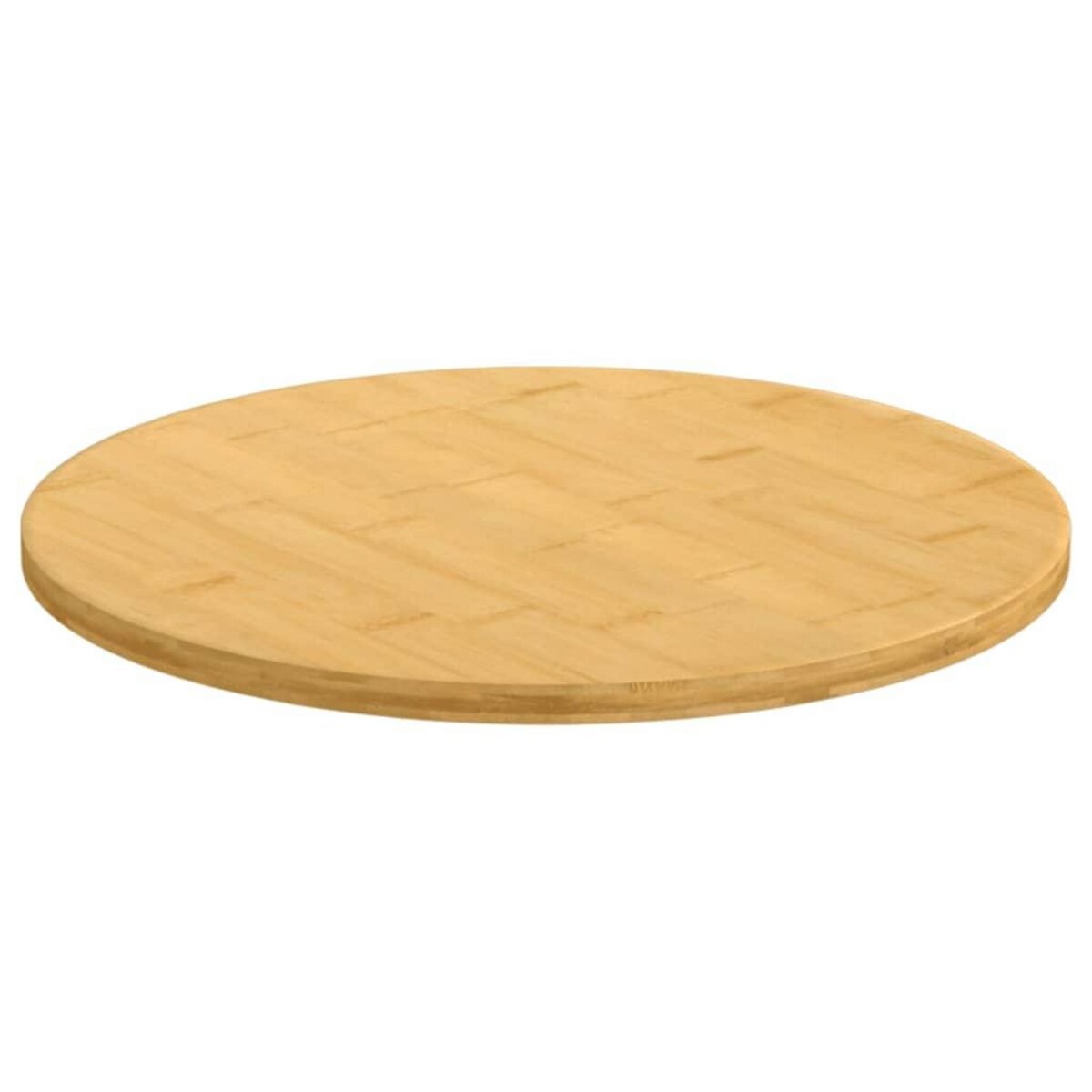 VIDAXL Dessus de table Ø50x1,5 cm bambou