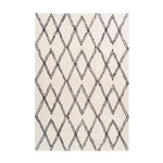 Paris Prix Tapis Tissé Géométrique  Orlando  Ivoire. Coloris disponibles : Blanc