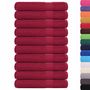 Voir la diapositive 2 : VIDAXL Serviettes 10 pcs bordeaux 100x200 cm 360 g m² 100% coton