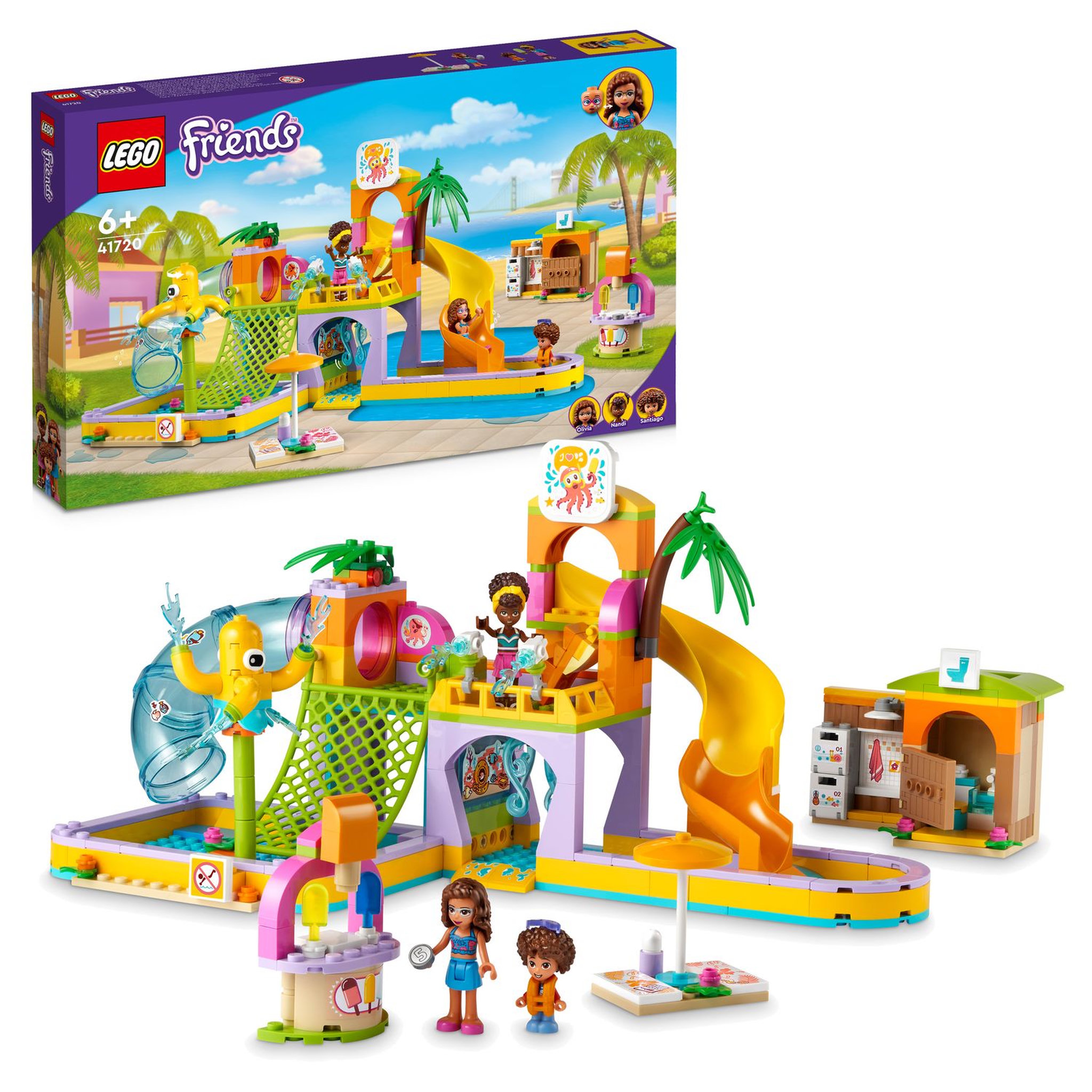 Voir la diapositive 2 : LEGO Friends 41720 Le Parc Aquatique, Jouet Heartlake City avec Mini-Poupées Olivia