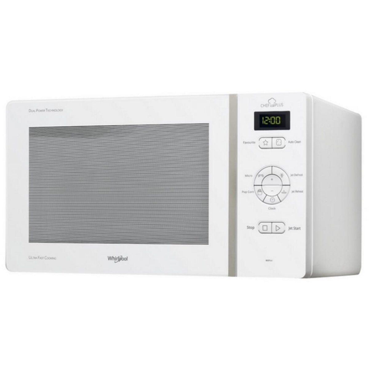 Whirlpool Micro-ondes solo 25l 800w blanc - mcp341wh