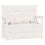 Voir la diapositive 5 : VIDAXL Banc Blanc 112,5x51,5x96,5 cm Bois de pin massif