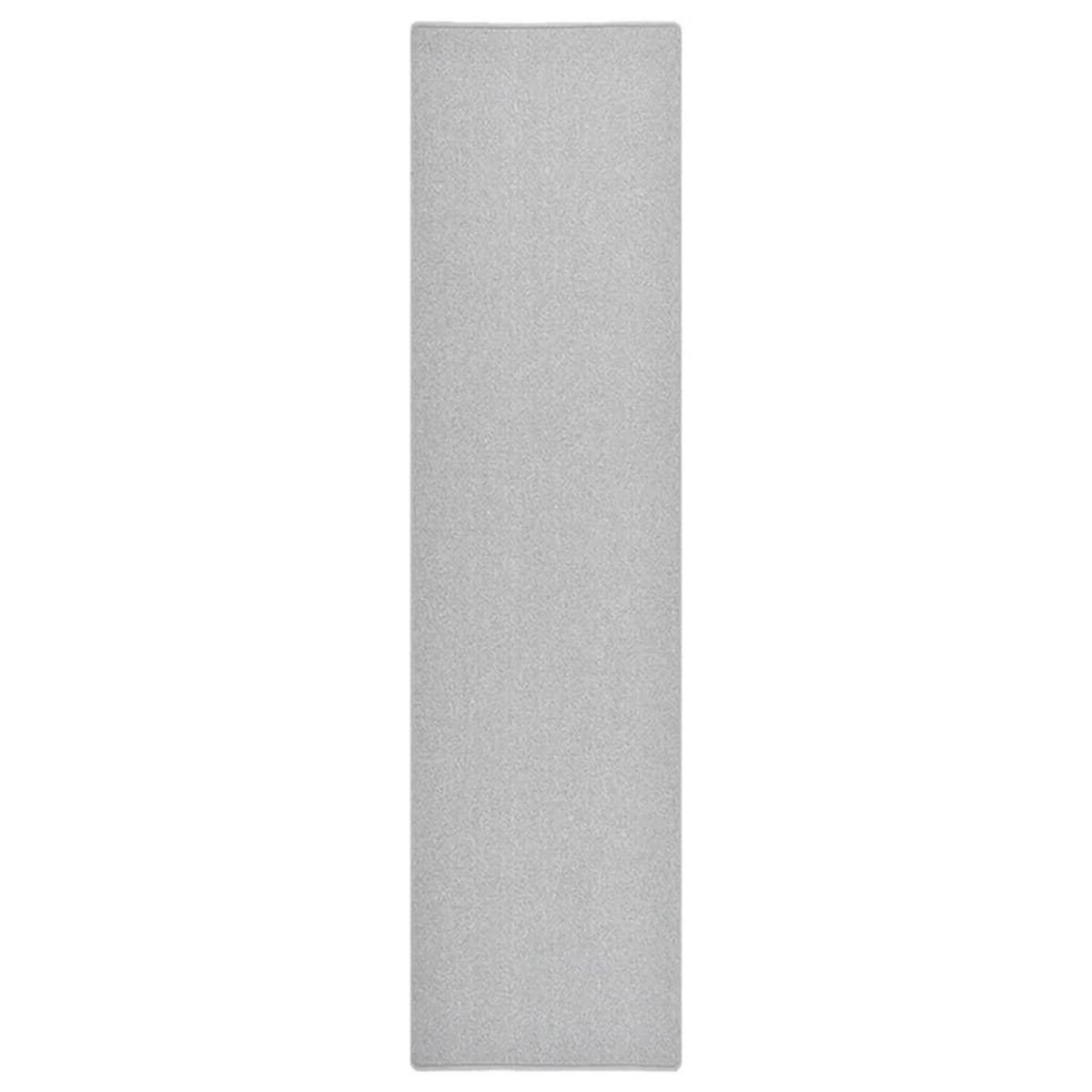 VIDAXL Tapis de couloir Gris clair 80x300 cm