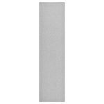 VIDAXL Tapis de couloir Gris clair 80x300 cm