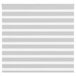 VIDAXL Store zebre gris clair largeur du tissu 155,9 cm polyester