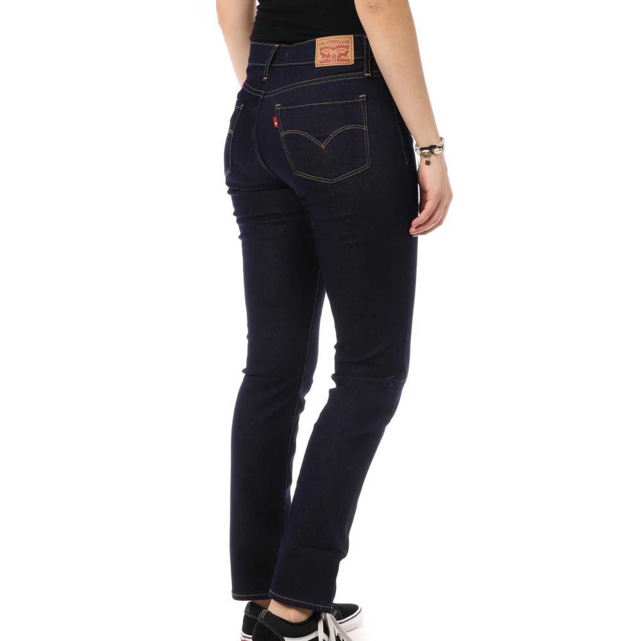 Voir la diapositive 2 : Levi's Jean bleu brut femme levi's 312 shaping
