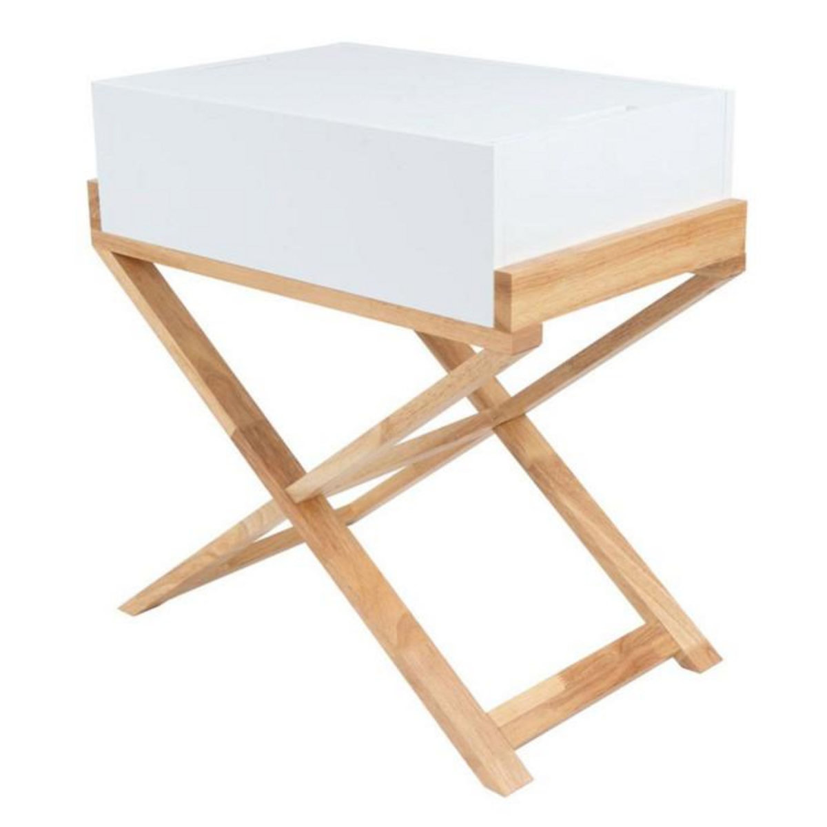 Paris Prix Table d'Appoint Design  Valérie  58cm Blanc