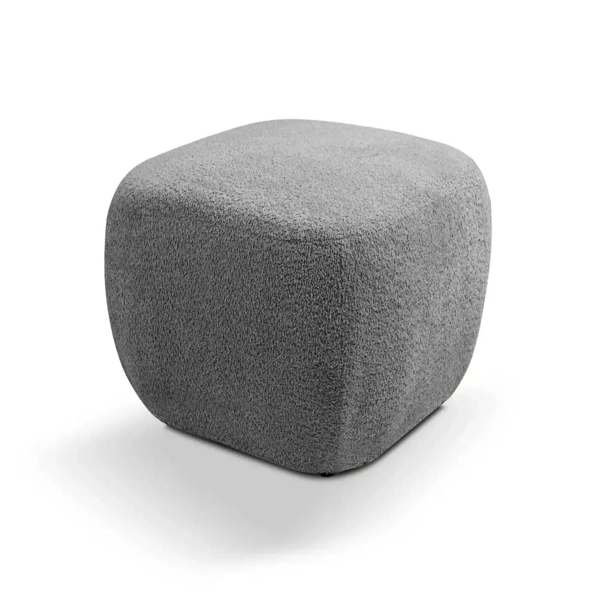 Voir la diapositive 6 : CASANOVA PARIS Santiago - pouf tissu bouclette