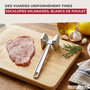 Voir la diapositive 5 : Fackelmann Attendrisseur à viande en aluminium 22 cm Fackelmann Basic