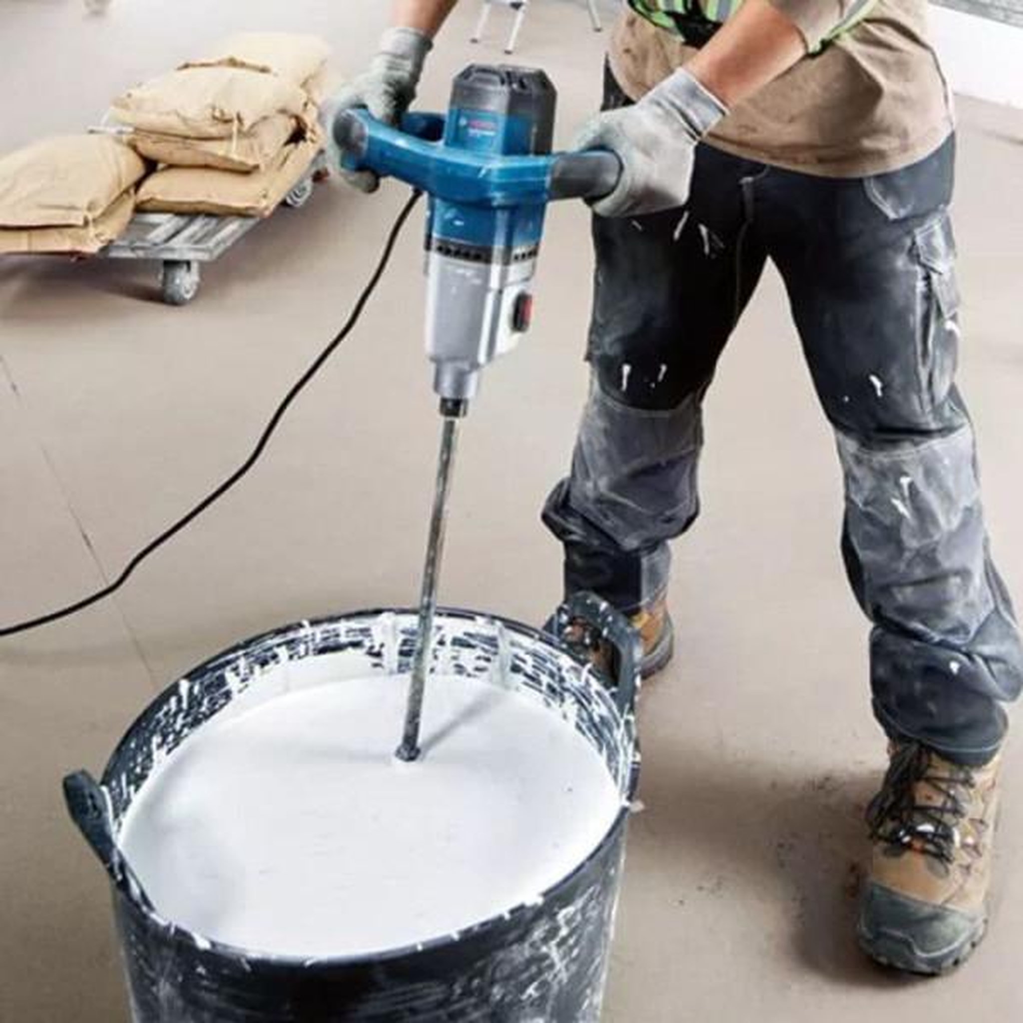 Voir la diapositive 5 : BOSCH Mélangeur - bosch - grw 140 - 1400 watts - 2 vitesses - capacité 40 kg