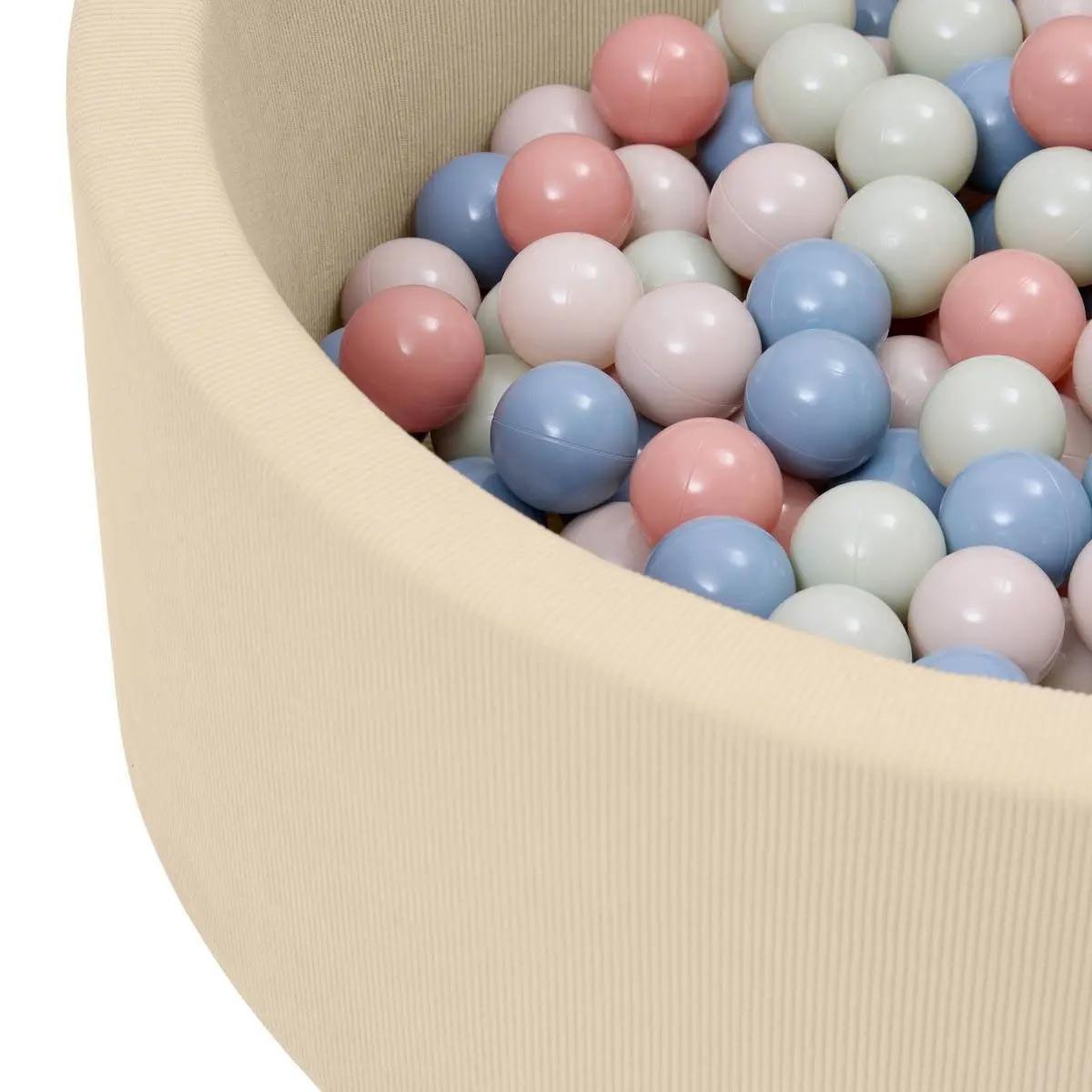 Voir la diapositive 2 : Atmosphera Kids Piscine à balles enfant  bally  90cm beige