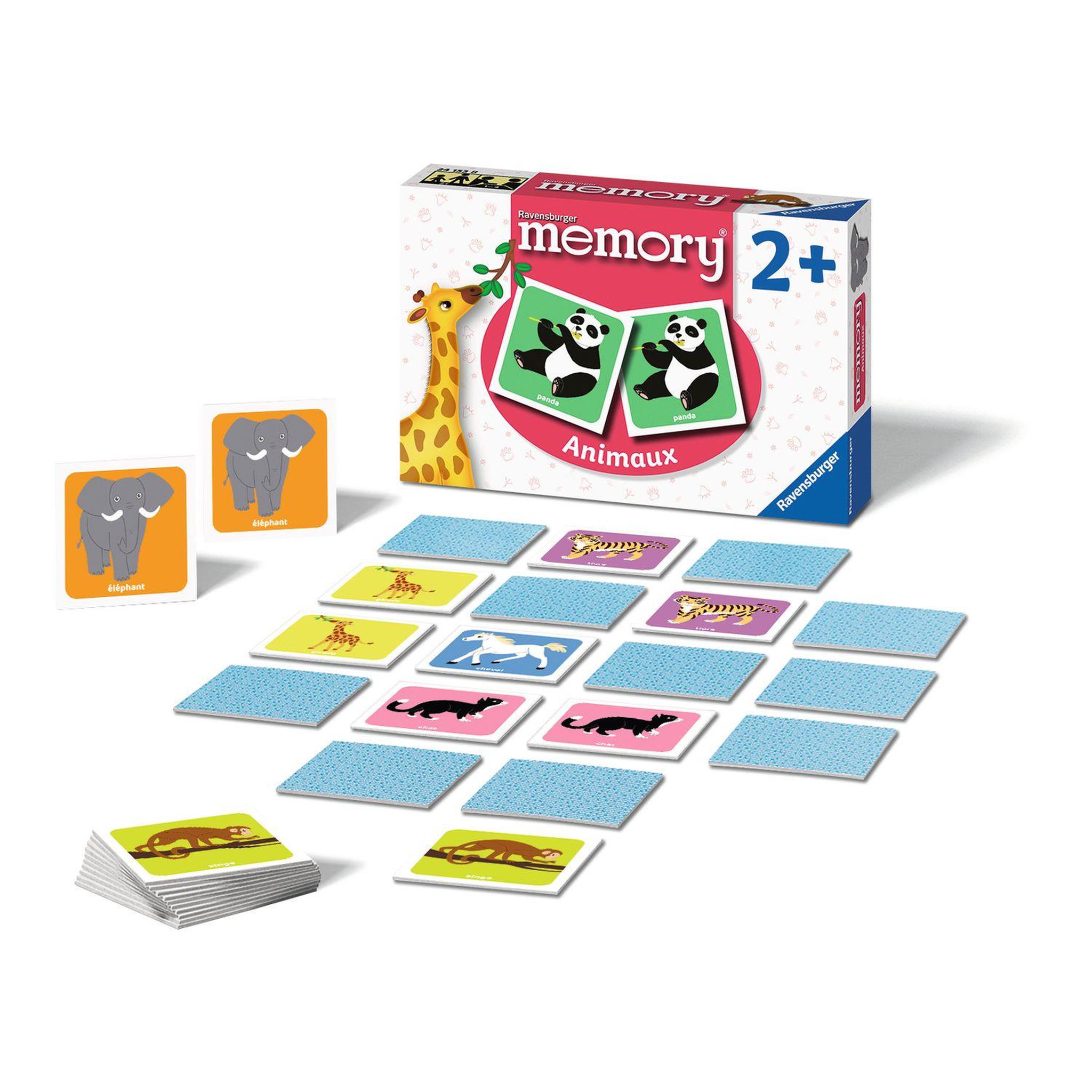 Voir la diapositive 2 : RAVENSBURGER Memory Les Animaux