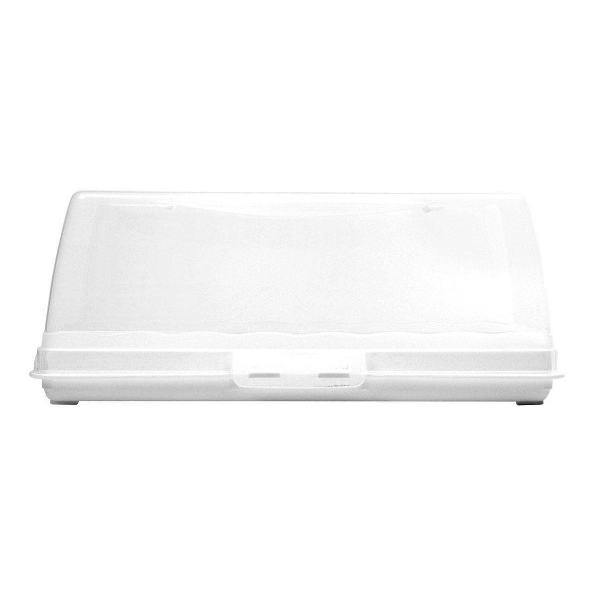 Voir la diapositive 3 : HOMEA Boîte à cake  plastique  36cm transparent