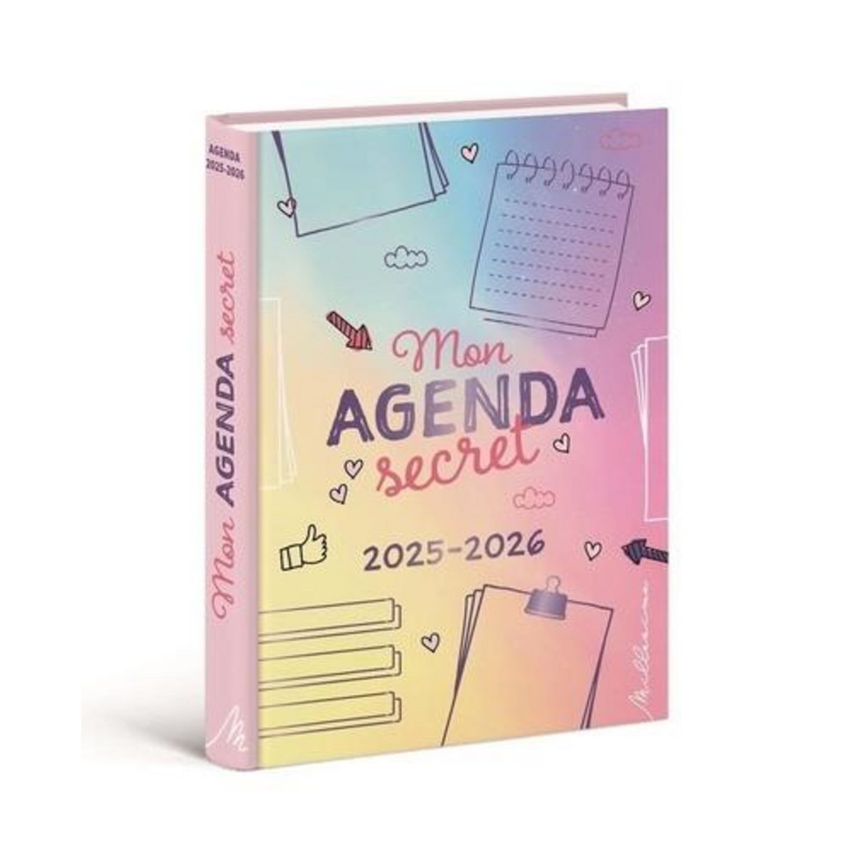 MON AGENDA SECRET. EDITION 2025-2026, Millesima