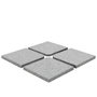 Voir la diapositive 2 : VIDAXL Plaques de poids de parasol 4 pcs Granit Gris Carre 100 kg