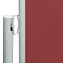 VIDAXL Auvent lateral retractable de patio 220x600 cm Rouge