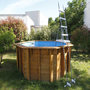 Voir la diapositive 4 : Ubbink Piscine bois Sunwater 3,60 x 1,20 m liner bleu - Ubbink