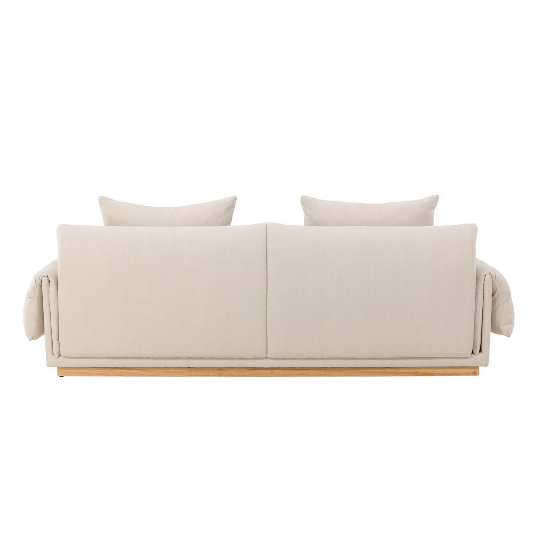 Voir la diapositive 6 : Paris Prix Canapé 3 Places Effet Lin  Mollosund  237cm Beige