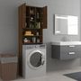 Voir la diapositive 3 : VIDAXL Meuble pour machine a laver Chene marron 64x25,5x190 cm