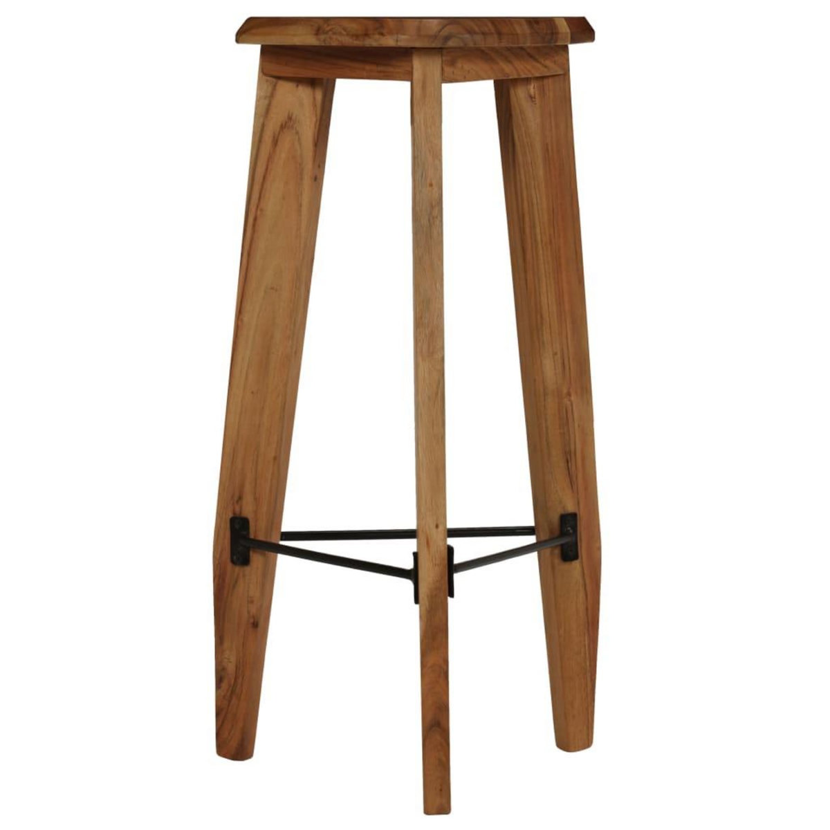 VIDAXL Tabourets de bar lot de 2 bois d'acacia massif