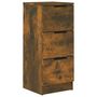 Voir la diapositive 2 : VIDAXL Buffet Chene fume 30x30x70 cm Bois d'ingenierie