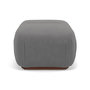 Voir la diapositive 1 : LISA DESIGN Penelope - pouf en velours texturé