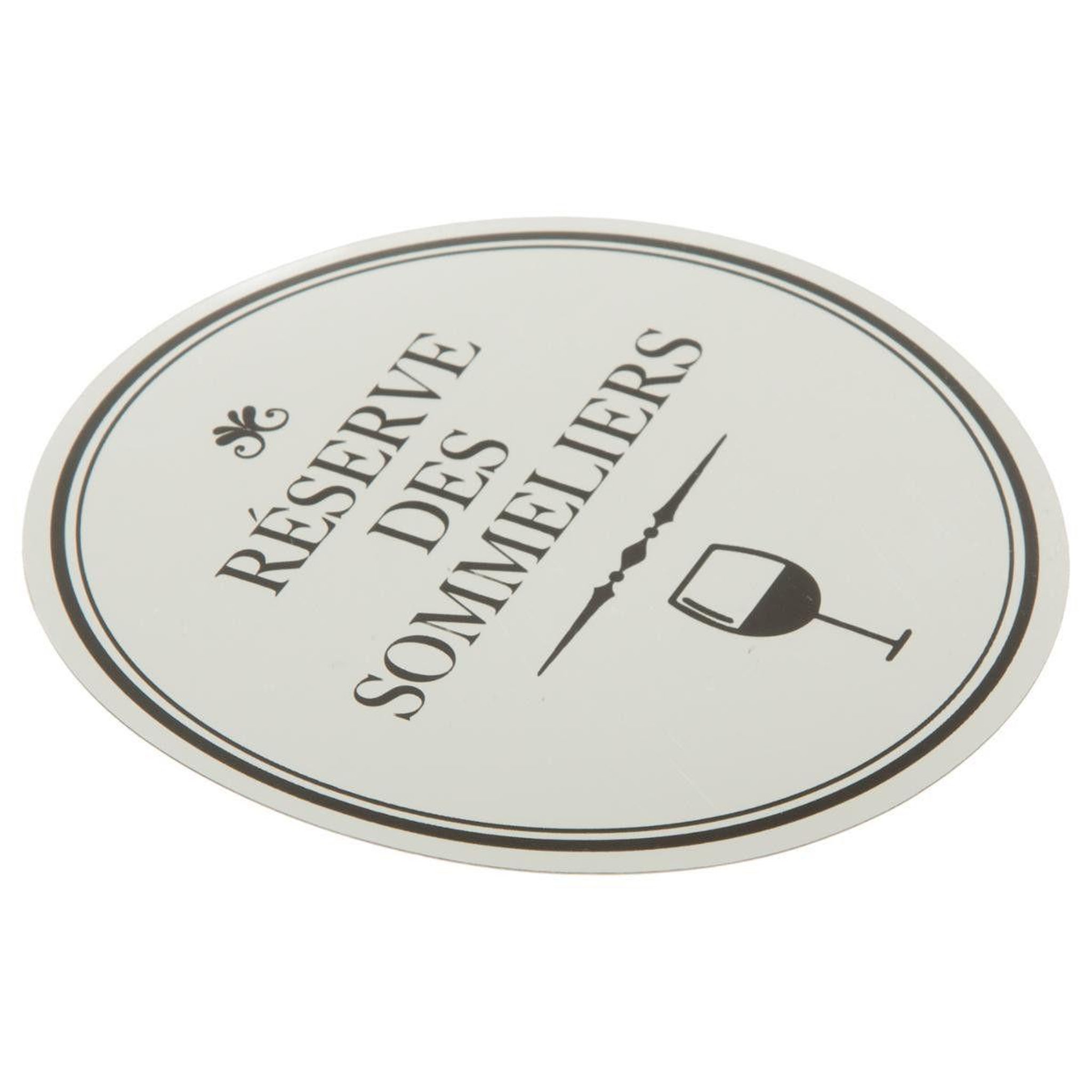 Voir la diapositive 3 : SECRET DE GOURMET Lot de 6 feuilles de service à vin  delight  8cm argent