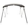 Voir la diapositive 5 : VIDAXL Toit bimini a 4 arceaux parois laterales 243x(230-244)x137 cm