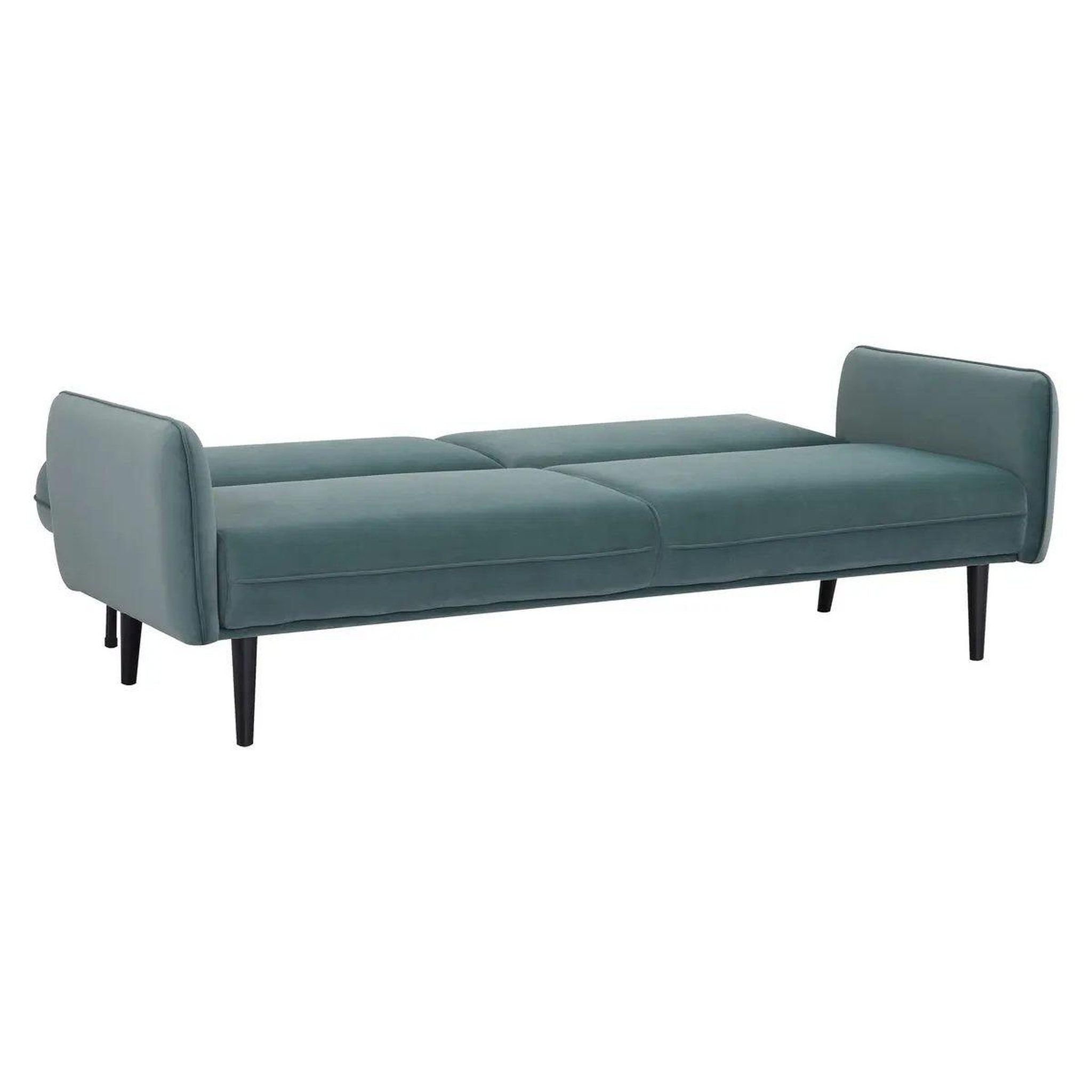 Voir la diapositive 2 : Paris Prix Canapé Convertible en Velours  Daria  198cm Vert
