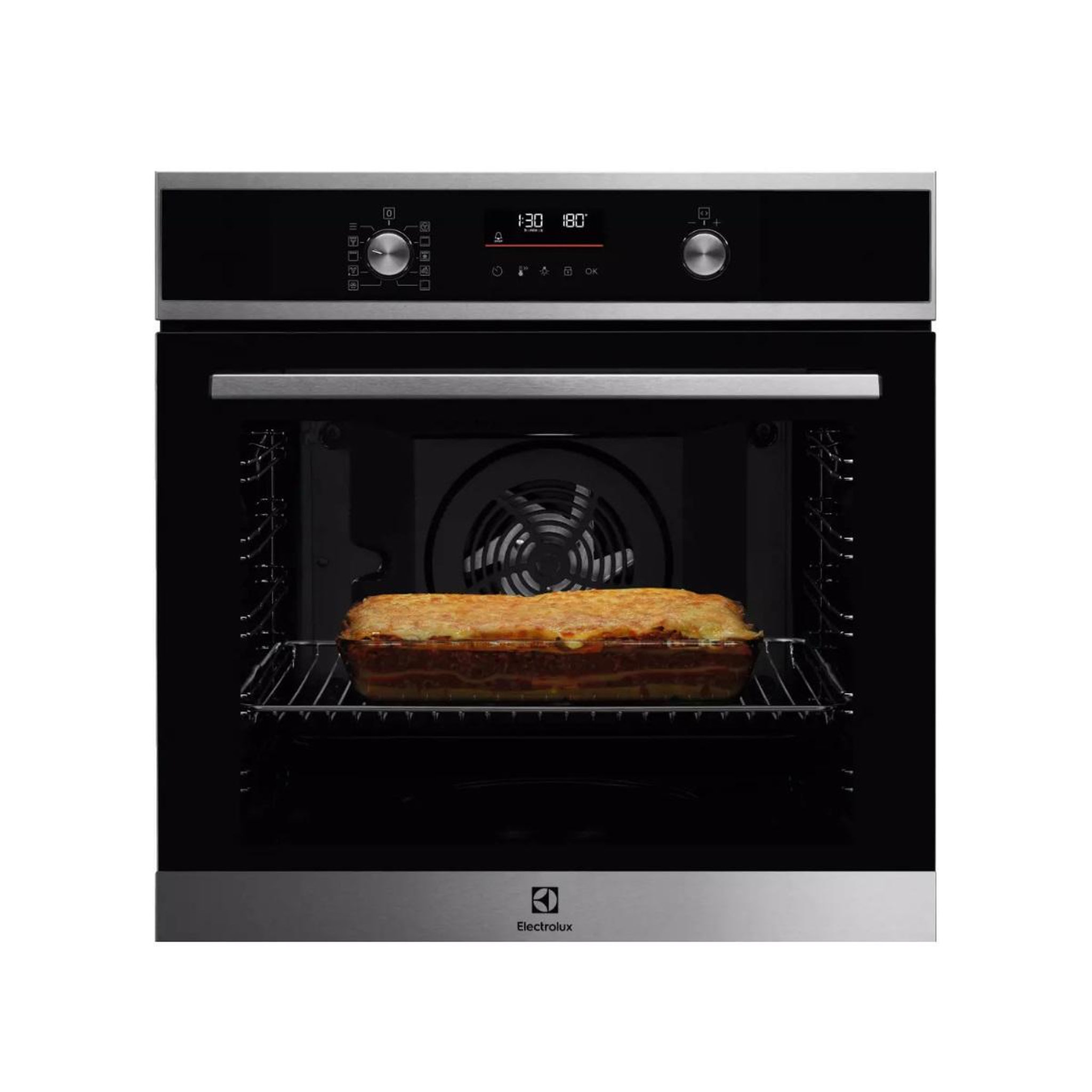 ELECTROLUX Four intégrable 72l 56cm pyrolyse inox/noir - eof6p66x1