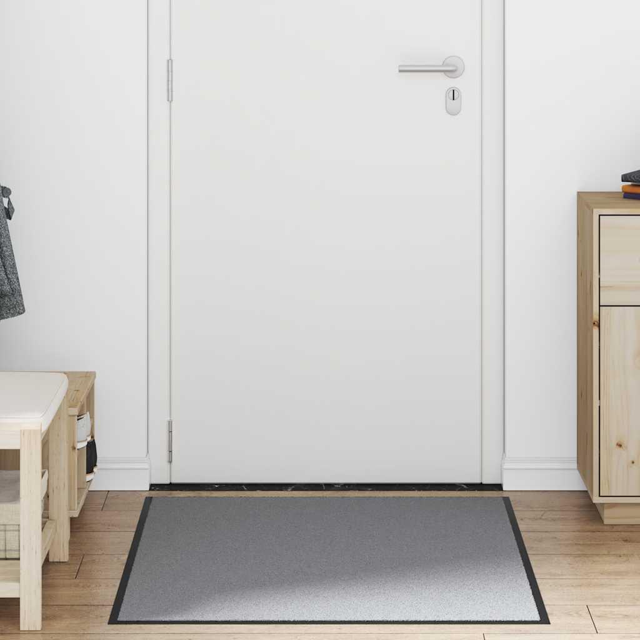 Voir la diapositive 2 : VIDAXL Paillasson Gris 80x120 cm
