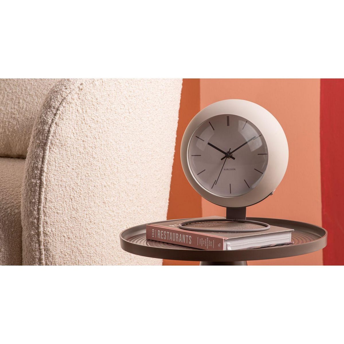 Karlsson Horloge à poser Nirvana Globe