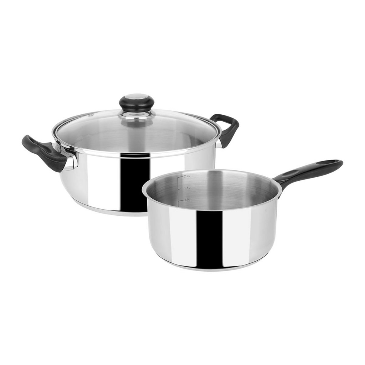 Batterie de cuisine induction 3 pièces Inox