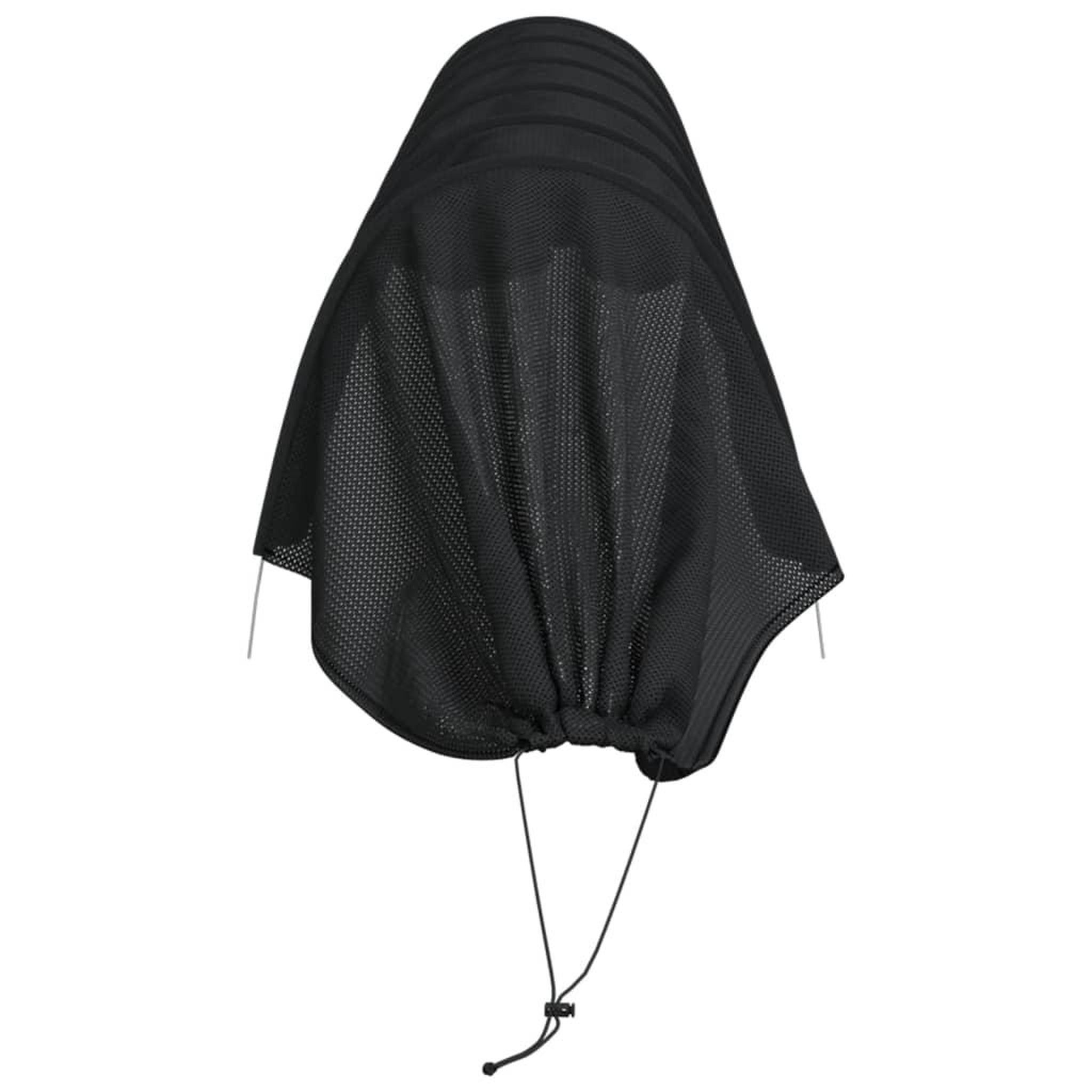 Voir la diapositive 5 : VIDAXL Tunnel en filet noir 300x50x48,5 cm acier et polyethylene