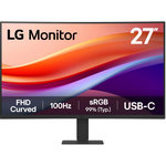 LG Ecran PC 27U421A-B UHD 27'' VA Incurvé
