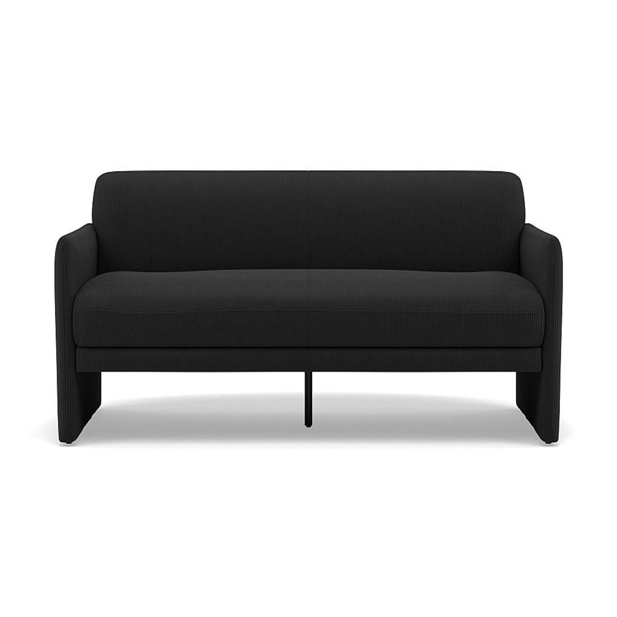 BEST MOBILIER Mathis - canapé convertible clic-clac 3 places en velours côtelé