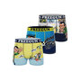 Voir la diapositive 1 : FREEGUN Lot de 3 boxers homme Gaston Lagaffe